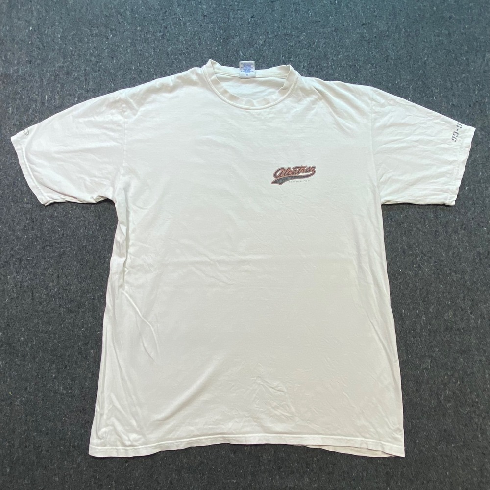 Crazy Shirts Alcatraz Baseball Club Mens XL White Vintage‎ Graphic T-Shirt SF